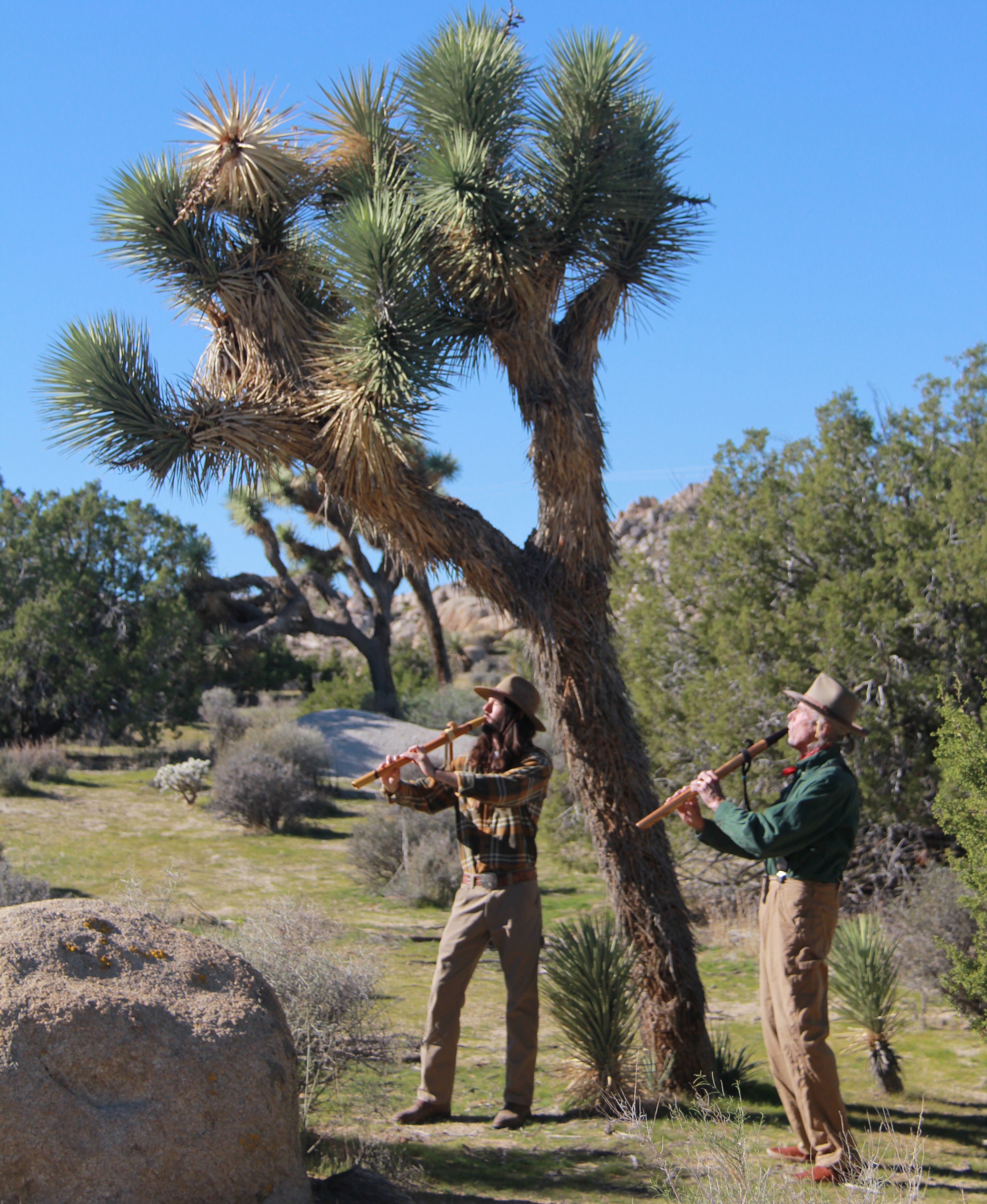 John & Grayson Joshua Tree